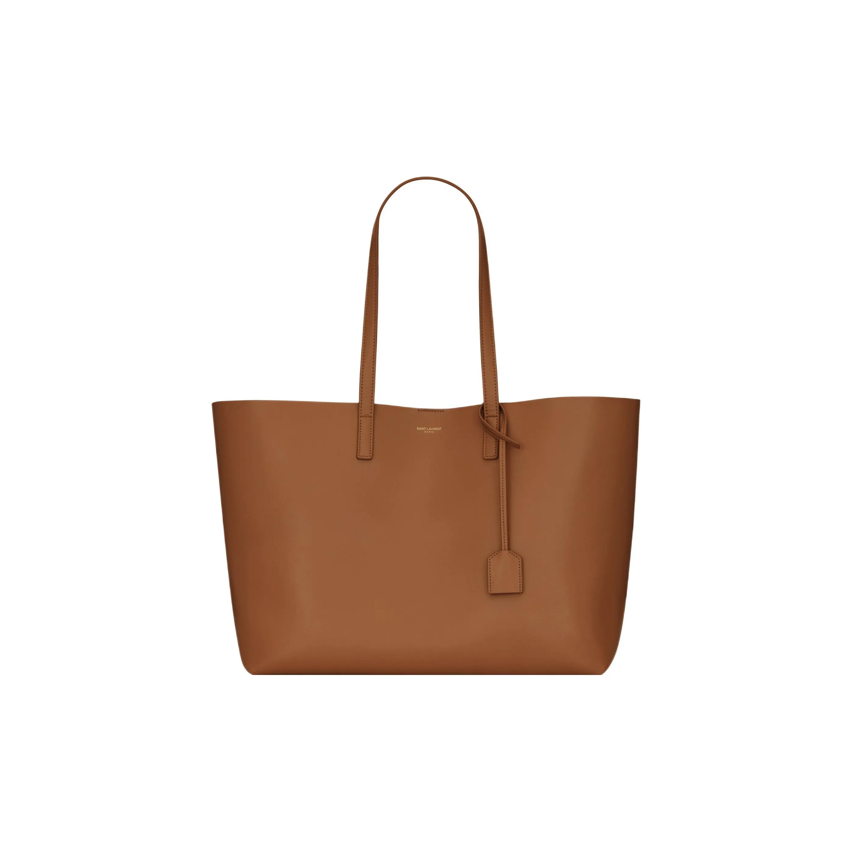 SAINT LAURENT Cow Leather Tote Bag Shopping Bag Combo Shoulder Bag Crossbody Bag Handbag Regular Women's Red Brown