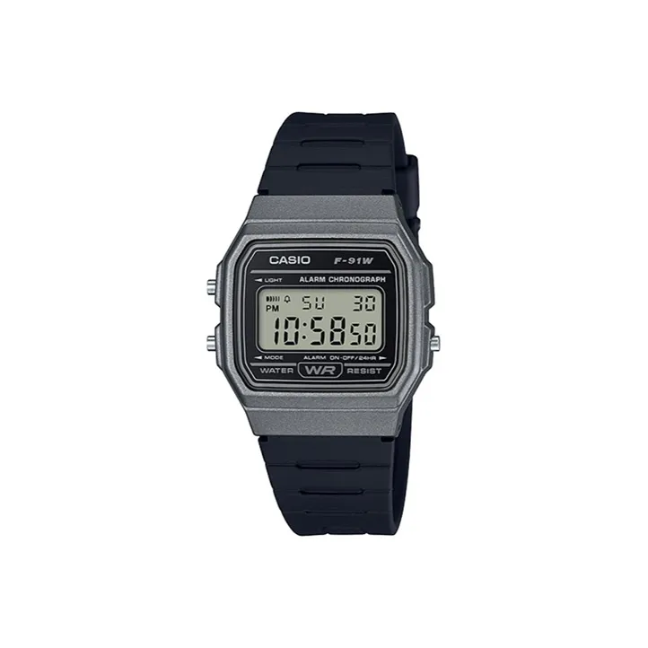 CASIO Standard Series Кварцевый механизм Смольный ремешок Часы Мужские Черный циферблат