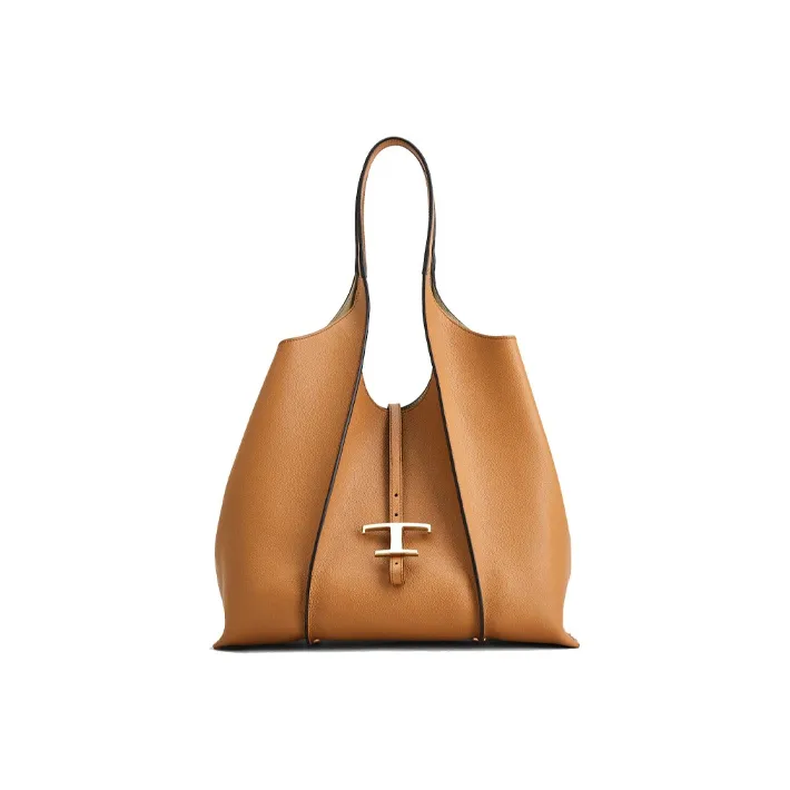 TOD'S T Timeless Open Top Medium Tote Bag