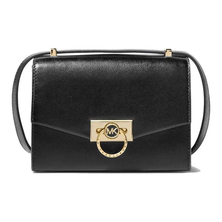 MICHAEL KORS Hendri Кожа Сумка через плечо Сумка на плечо Женская Черная