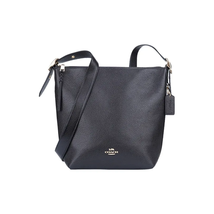 COACH Leather Crossbody Bag, Shoulder Bag Women's Black