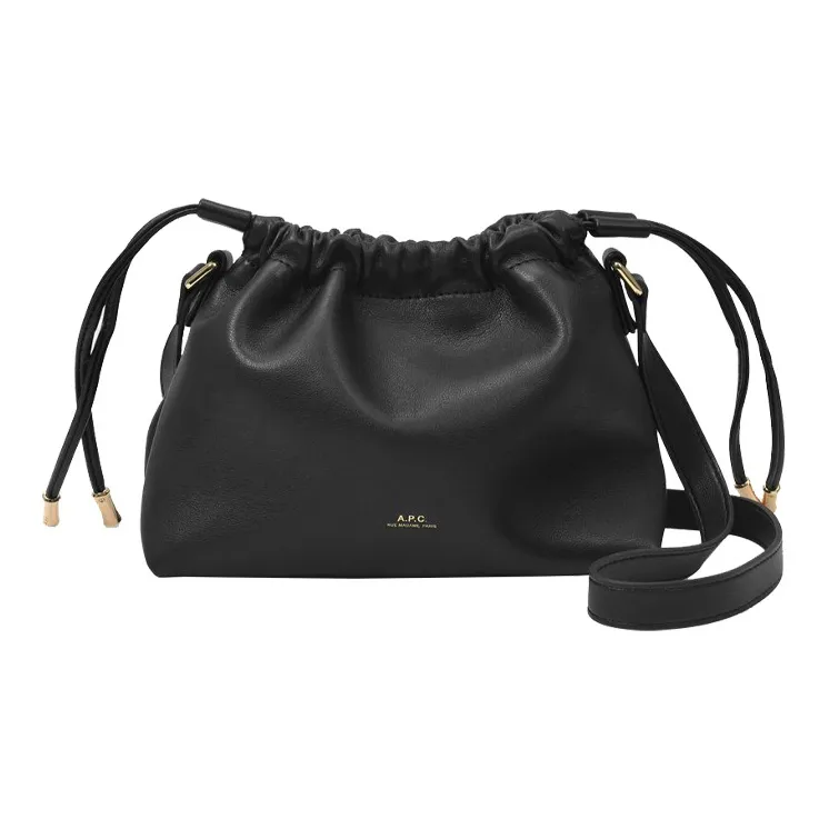 A.P.C Leather One Shoulder Crossbody Clutches Regular Women's Black