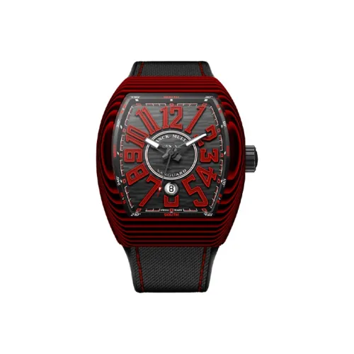 FRANCK MULLER Автоматический Механический Movement Мужские YACHTING VANGUARD Часы 44mm*53,7mm*12,7mm Черные