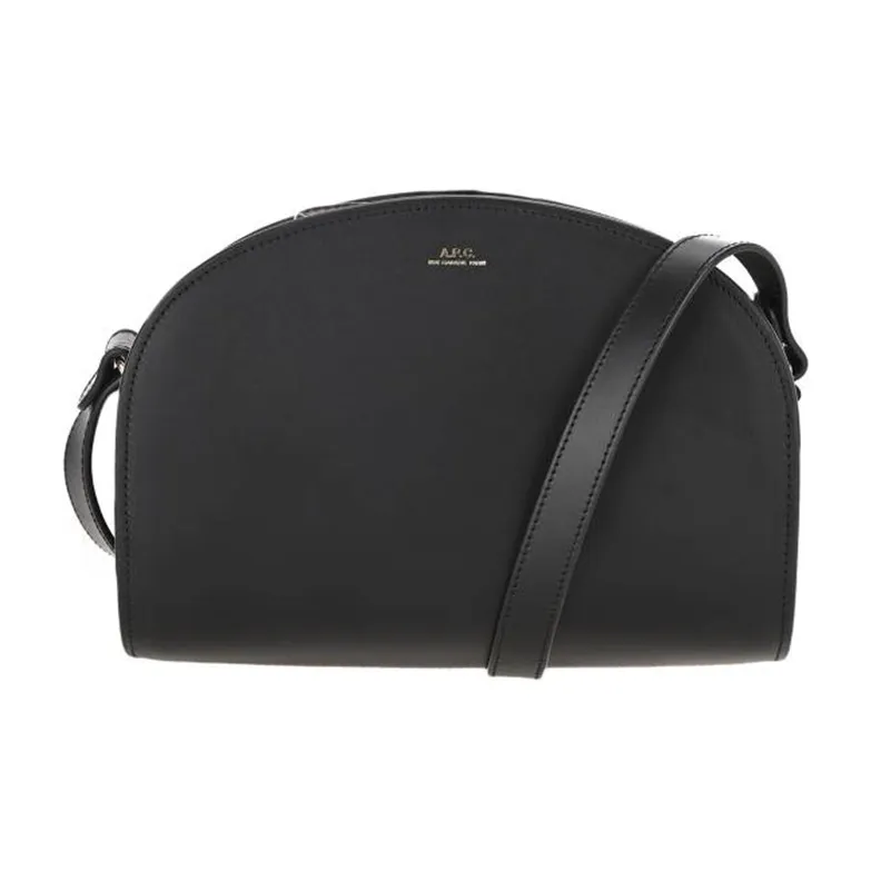A.P.C Leather Shoulder Bag Crossbody Bag Women's Black