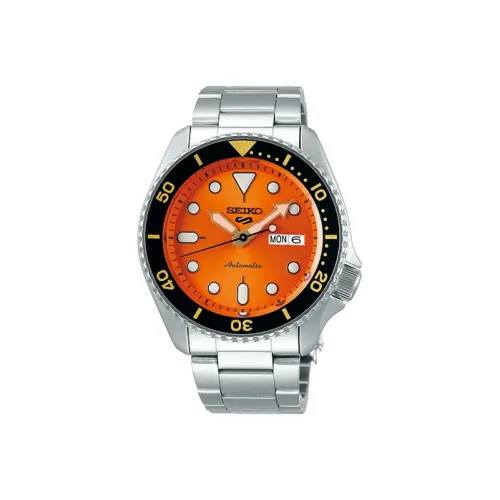 SEIKO Механические Мужские Часы Movement Апельсин
