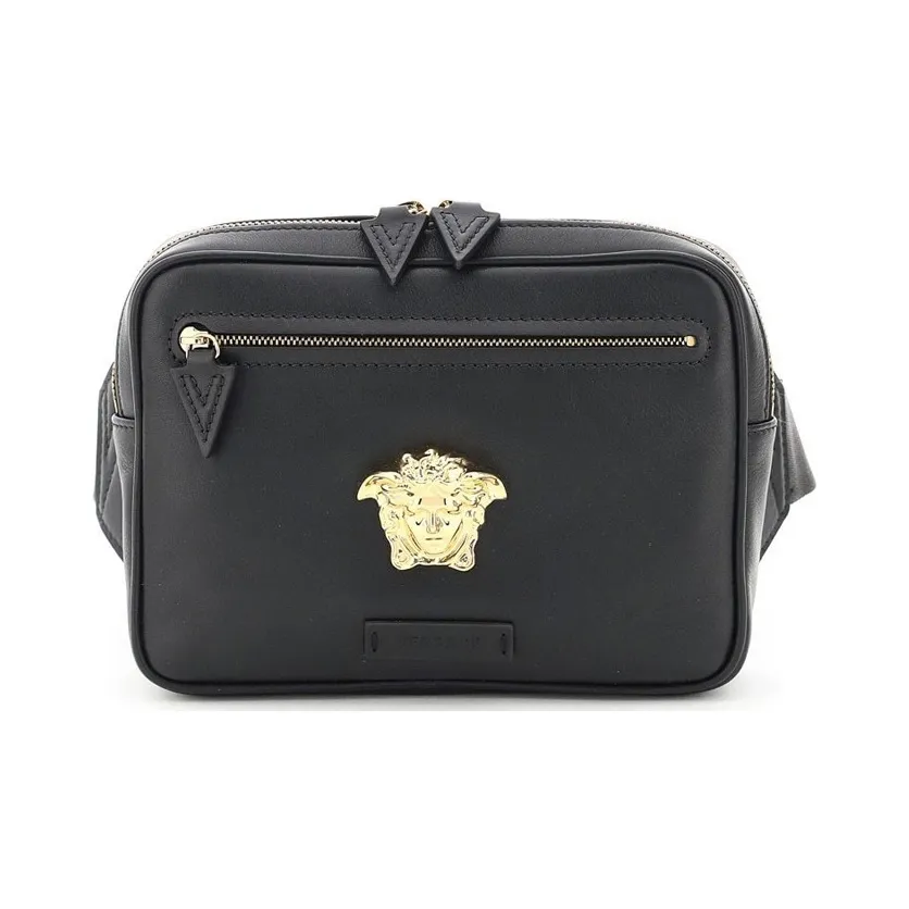 VERSACE Nylon Fanny Pack Men's Black