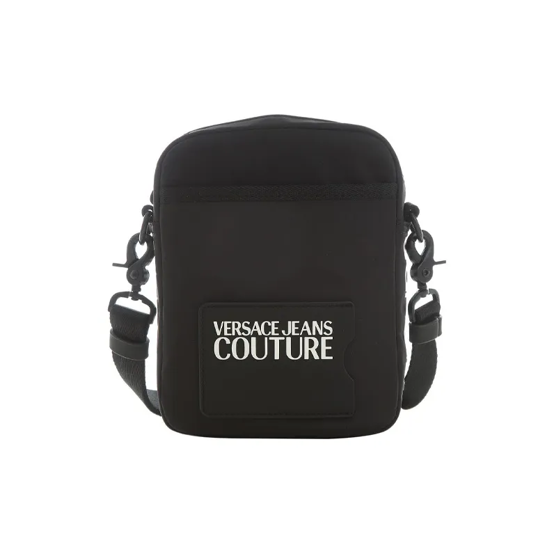 VERSACE JEANS COUTURE Nylon Messenger Bag Crossbody Bags Regular Unisex Black
