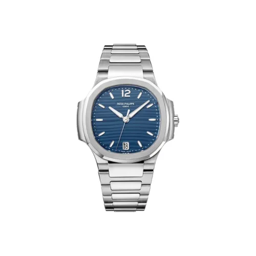 PATEK PHILIPPE Автоматический Механический Movement Женские Спортивно-Элегантные Часы NAUTILUS Series, 35,2 мм, Синие