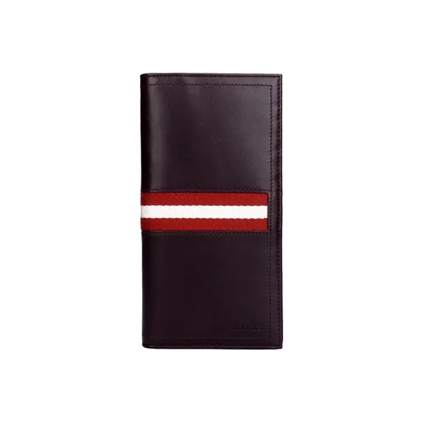BALLY Cow Leather Wallet Coin Purse Wallet Men's Brown