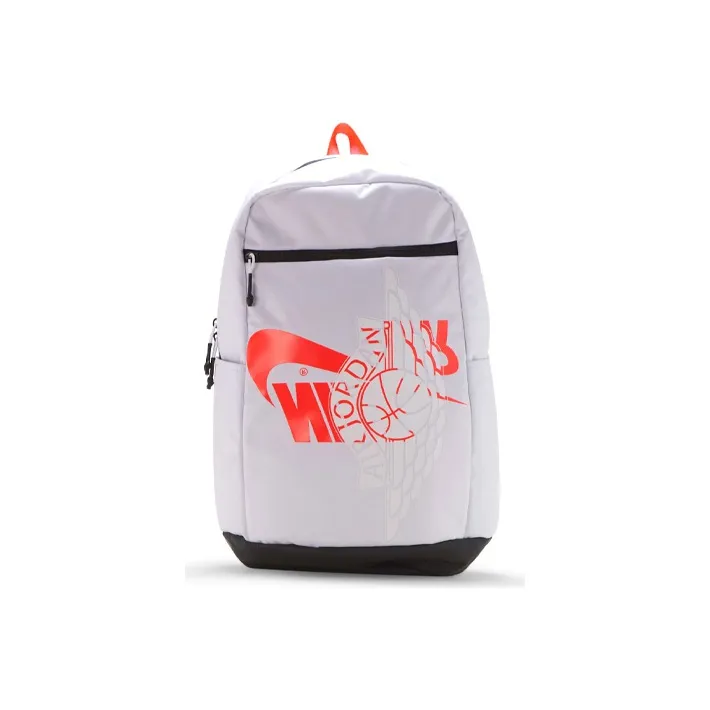 Jordan Polyester Баскетбольная сумка Рюкзак Двойная плечо Стандартный Унисекс Белый