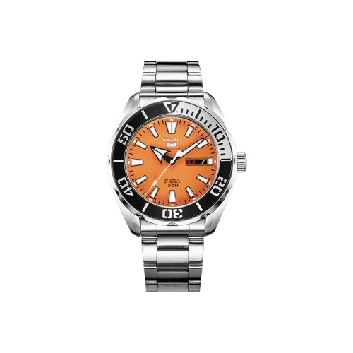 SEIKO Механические Мужские Часы Movement Апельсин