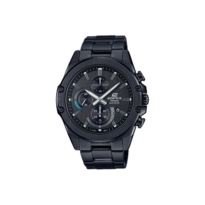 CASIO EDIFICE Кварцевый механизм нержавеющая сталь ремешок мужские часы черный циферблат