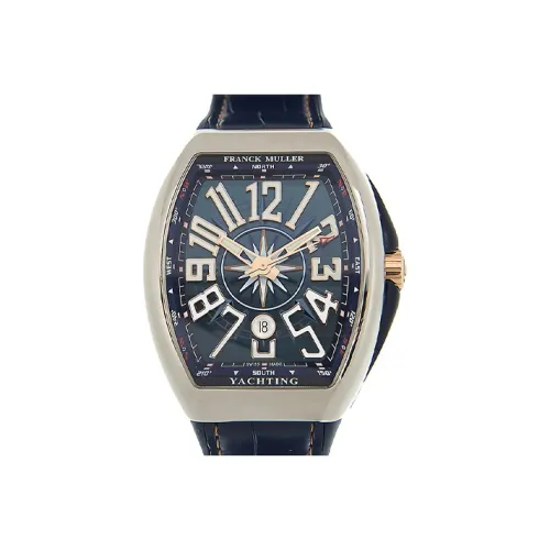 FRANCK MULLER Автоматический Механический Movement Мужские YACHTING VANGUARD Часы 45 мм Синий