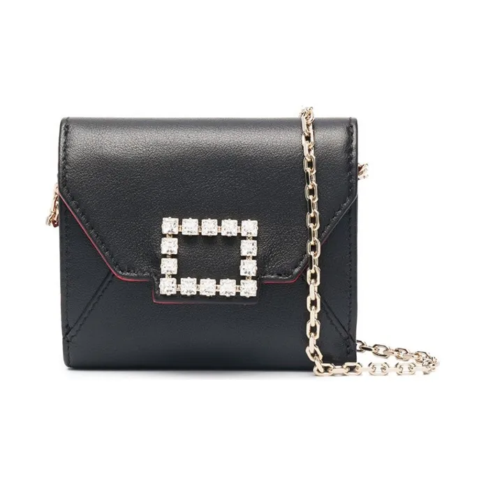 Roger Vivier Buckle Chain-Link Wallet