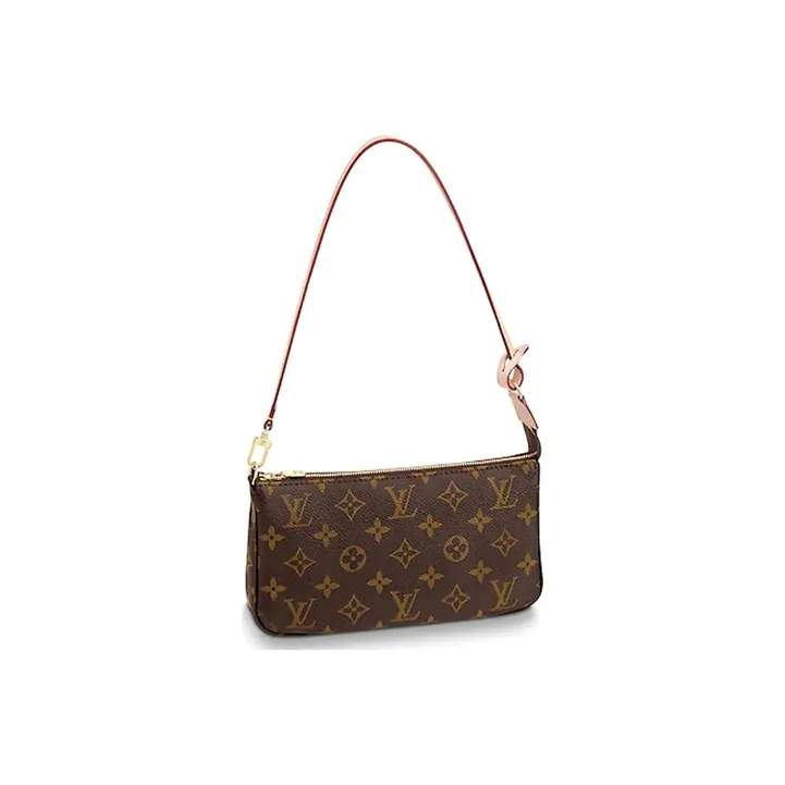 LOUIS VUITTON Pochette Accessories Monogram Brown