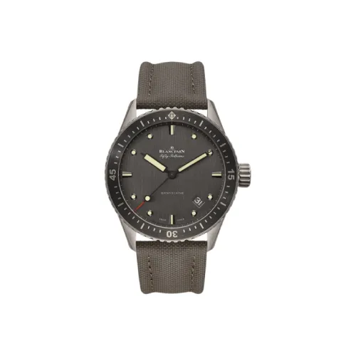 BLANCPAIN Автоматический Механический Движение Мужские FIFTY FATHOMS Часы 43 мм Серый
