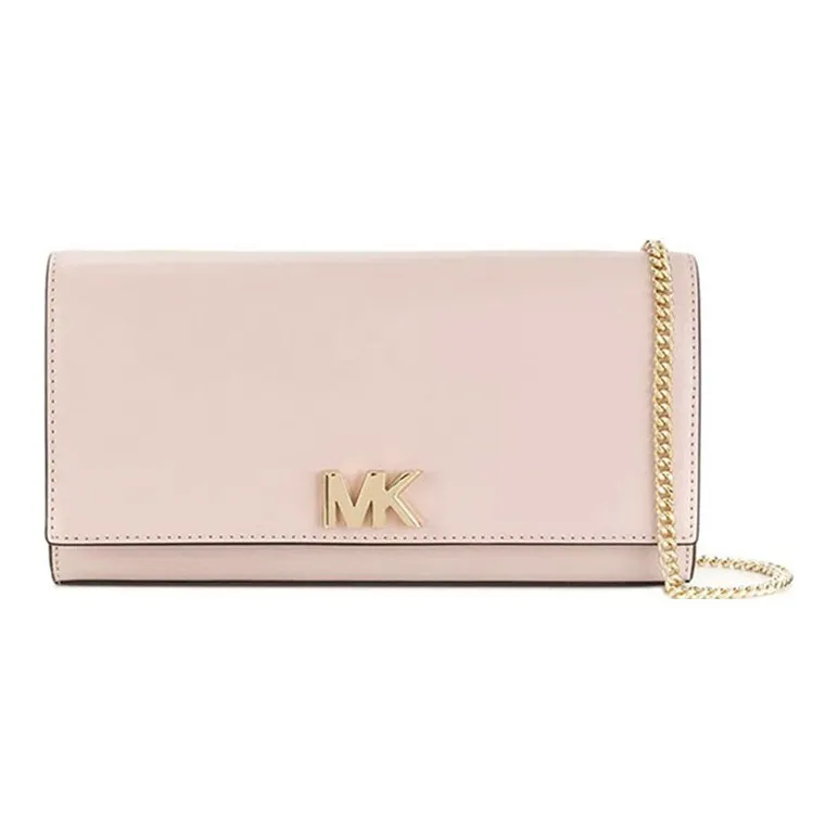 MICHAEL KORS Mott Кожа Конверт Сумка через плечо Женская Светло-розовая