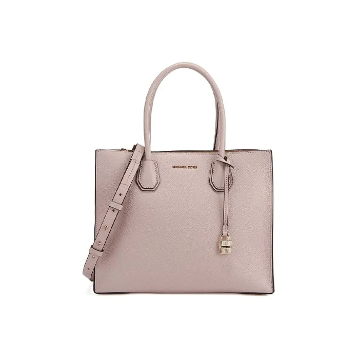 MICHAEL KORS Mercer Коровья кожа Аккордеонная сумка Сумка через плечо Сумка на одно плечо Большая женская сумка Нежно-розовый