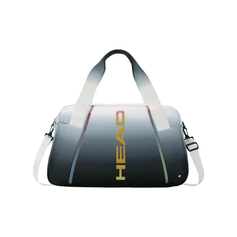 HEAD Nylon Gym Bag Large Unisex Black White Gradient