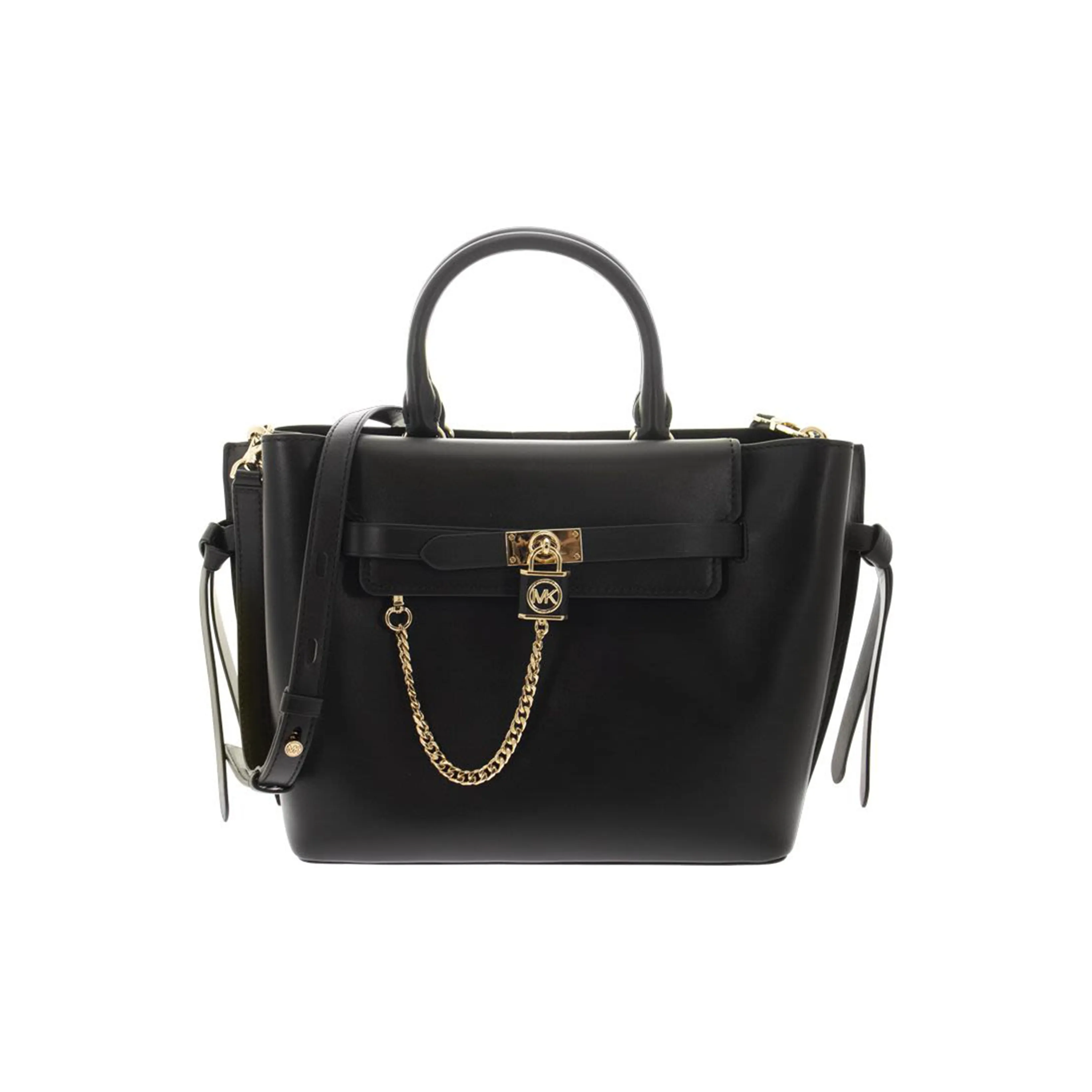 MICHAEL KORS Hamilton Legacy Кожа Тоут Сумка Сумка для покупок Сумка Большая Женская Черная