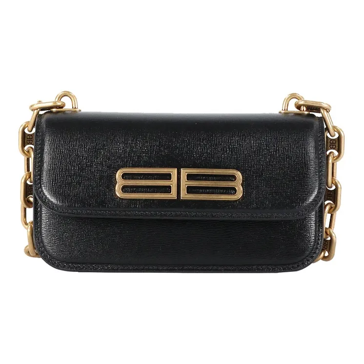 Balenciaga Women's Gossip XS Leather Shoulder Bag Black