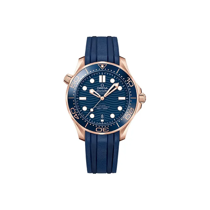 OMEGA Seahorse Series 300m Diving Watch Automatic Mechanical Movement Men's Watches Watch 42mm Blue Dial