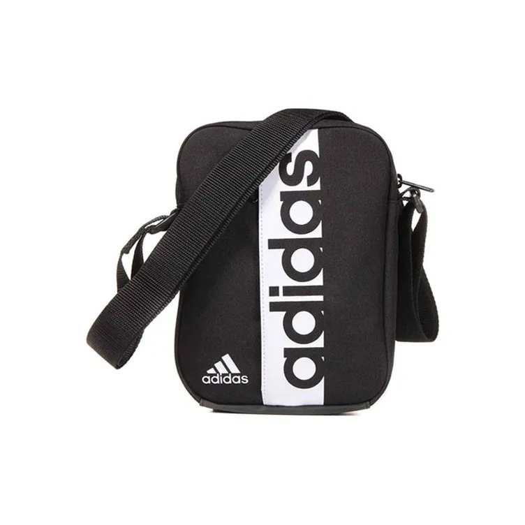 Adidas Полиэстер Маленькая Квадратная Сумка через плечо Сумка Обычная Унисекс Черная