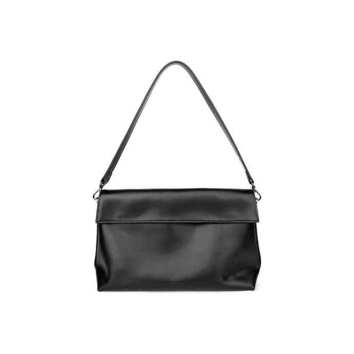 INJOYLIFE Мягкая кожа сумка через плечо плечевая сумка средний размер женский черный