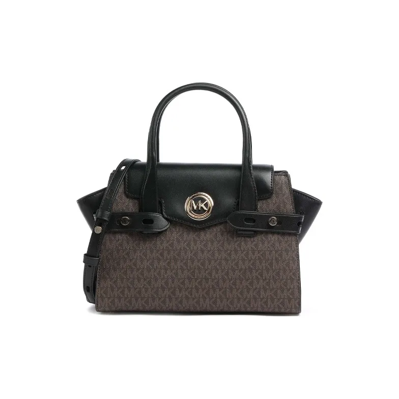 MICHAEL KORS MICHAEL KORS Handbag Collection Carmen Leather Portable Crossbody Bag, Shoulder Bag Women's Black