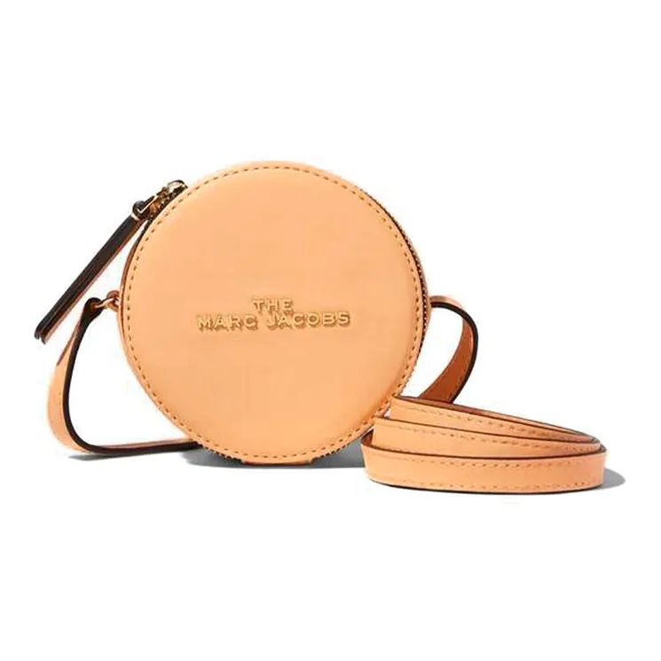 MARC JACOBS Leather Shoulder Bag, Crossbody Bag Women's Orange