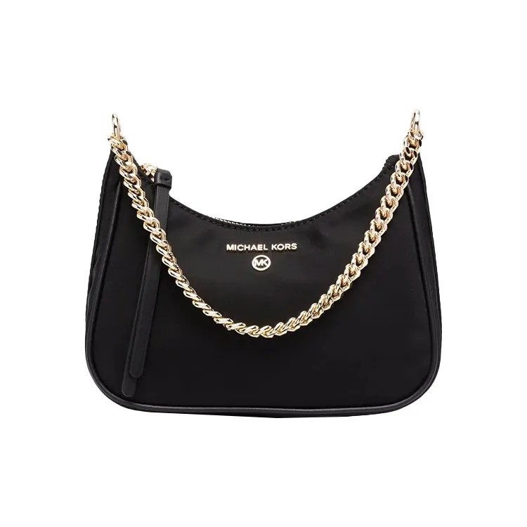 MICHAEL KORS Jet Set Charm Кожаная отделка Сумка на плечо Сумка Маленькая Женская Черная