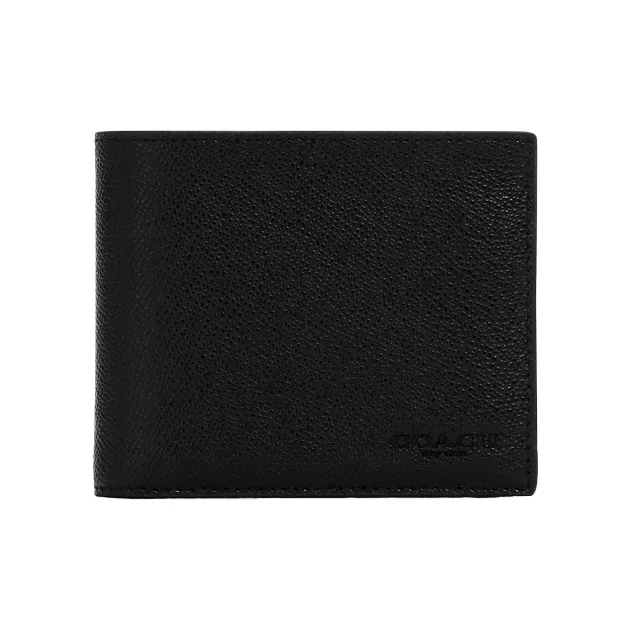 COACH 3 IN 1 Wallet из кожи 3-в-1 кошелек кошелек мужской черный