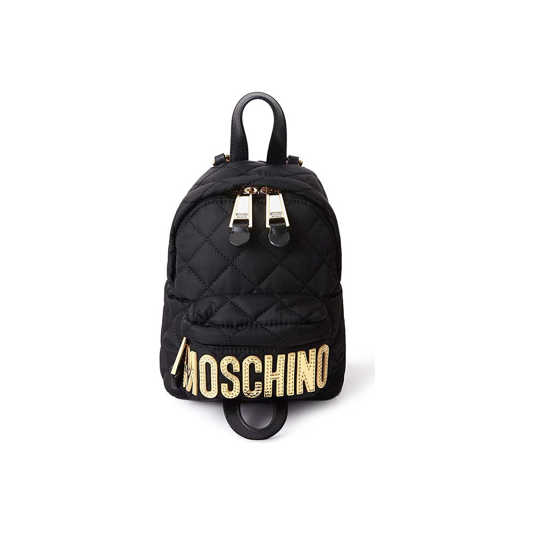 ショルダーバッグ・ポシェット Moschino FW25 BAG (MC4019PP1N OQ0 000) Quilted backpack with logo | Shop Online