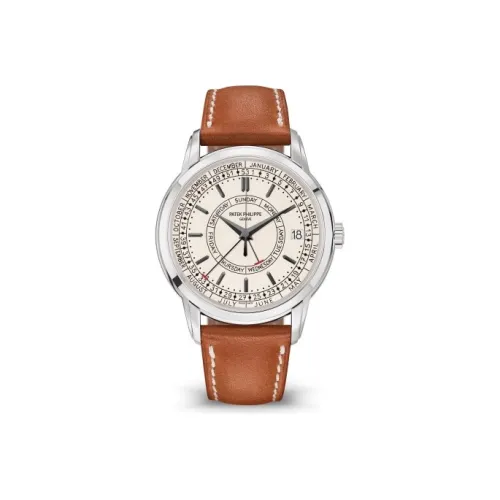 PATEK PHILIPPE Автоматический Механический Movement Мужские Часы Complex Function Chronograph Series 40 мм Серебряные