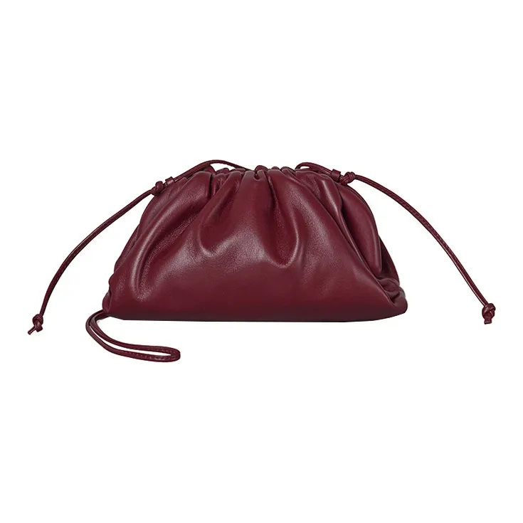 Bottega Veneta POUCH Cloud Bag Cow Leather Handbag, Shoulder Bag, Crossbody Bag Mini Women's