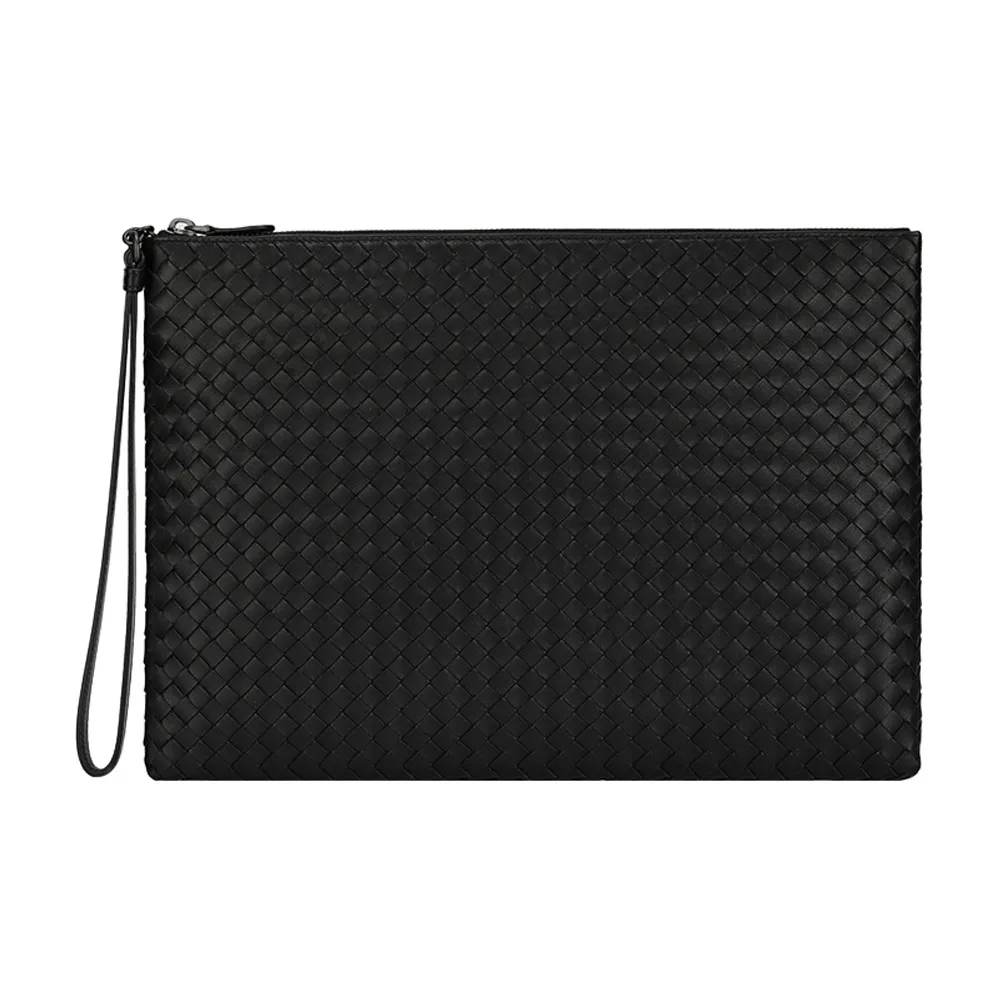 Bottega Veneta Sheepskin Clutch Regular Unisex Black