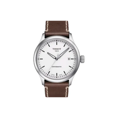 Tissot Автоматический Механический Movement Мужские Часы Speed Run Series 43 мм Белые
