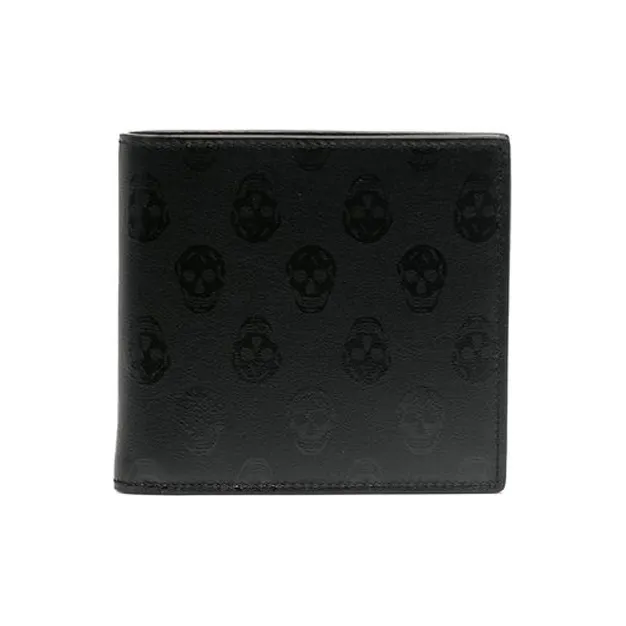 Alexander McQueen Leather Wallet Men's Black