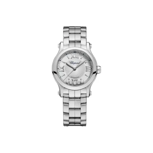 Chopard Автоматический Механический Movement Женские Часы из коллекции Happy Sport, 30 мм, серебряные