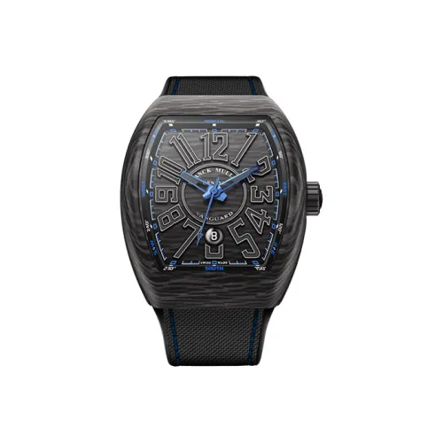 FRANCK MULLER Автоматический Механический Movement Мужские YACHTING VANGUARD Часы 44mm*53,7mm Черные