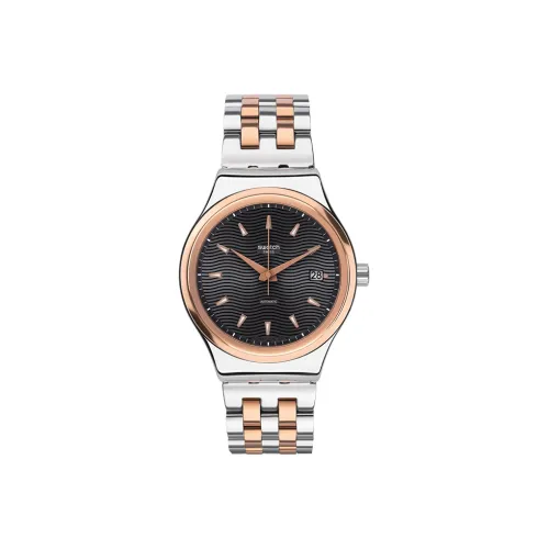 SWATCH Автоматический Механический Movement Мужские Часы 42 мм Черные