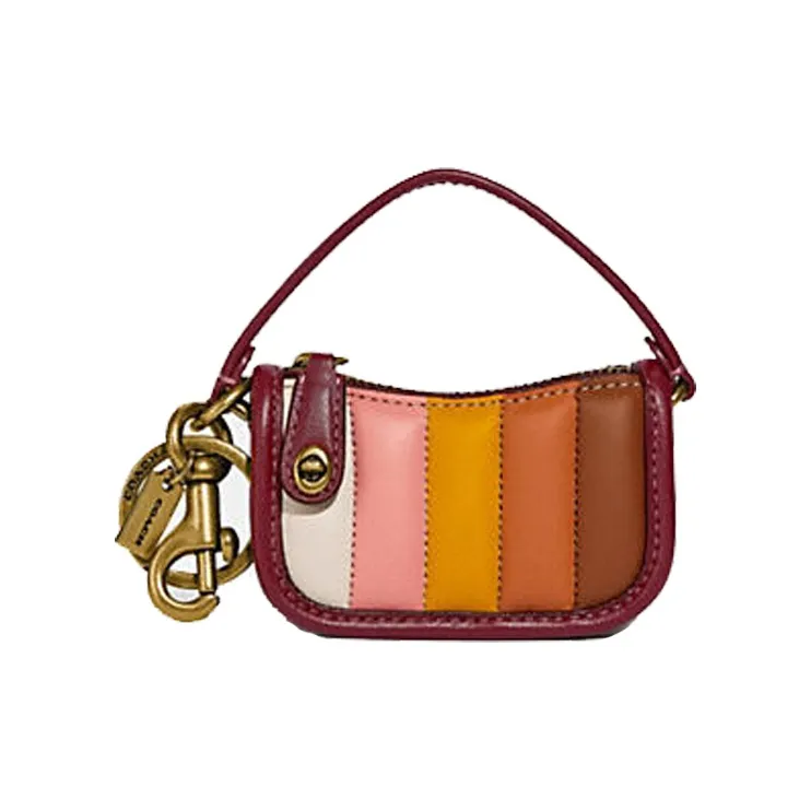 COACH Кожа Сумка Стиль Украшение Сумка Аксессуар Сумка Аксессуар Мини Женские Многоцветный