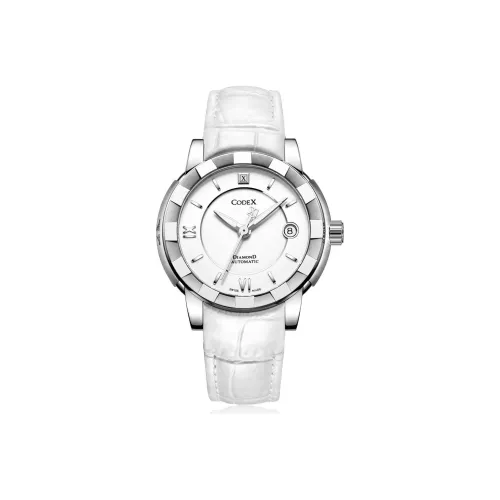 Codex Автоматический Механический Movement Женские Identity Collection Часы 39мм*11,45мм Белый