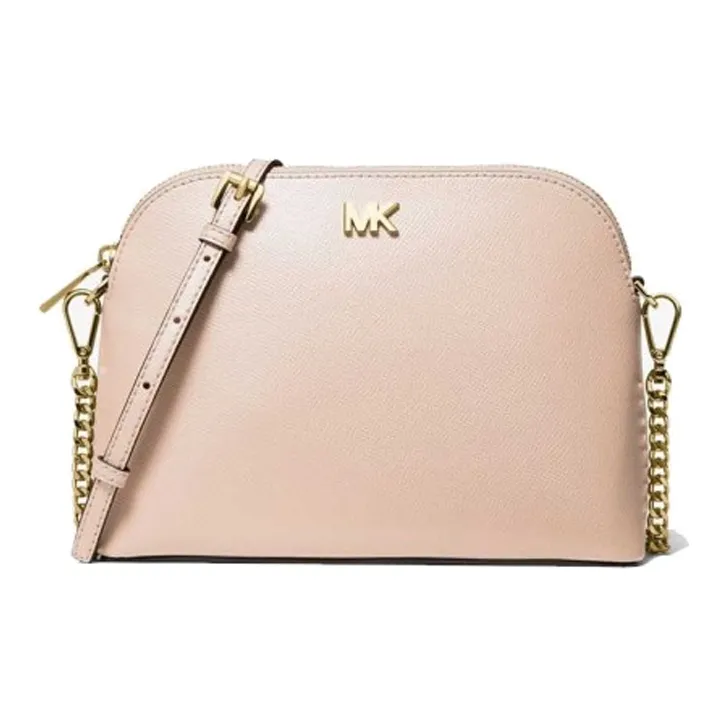 MICHAEL KORS Mott Кожа Сумка-купол Сумка через плечо Большая Женская Мягкая Розовая