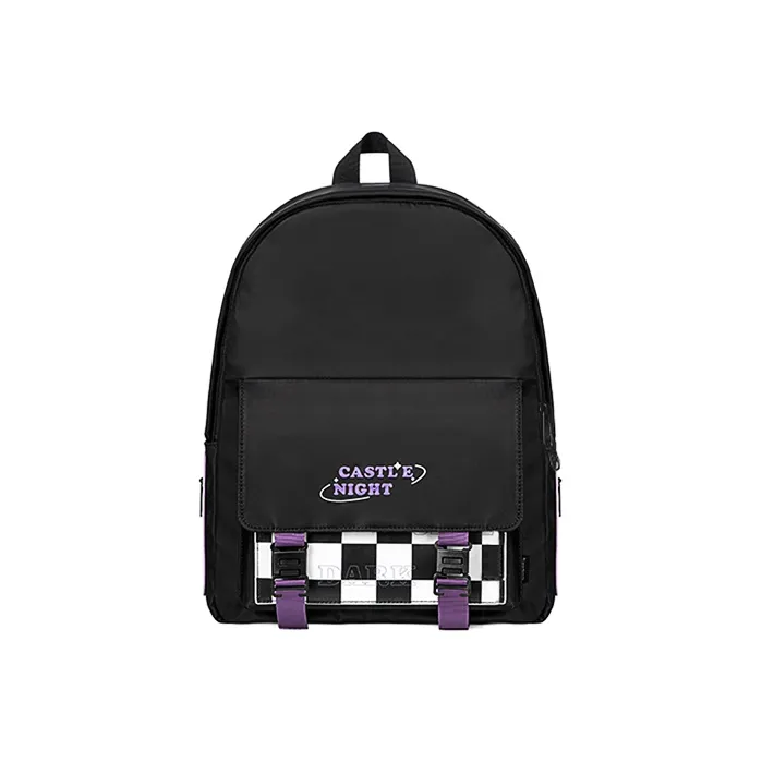MR.ACE HOMME Nylon Fabric Backpack Regular Women's Black
