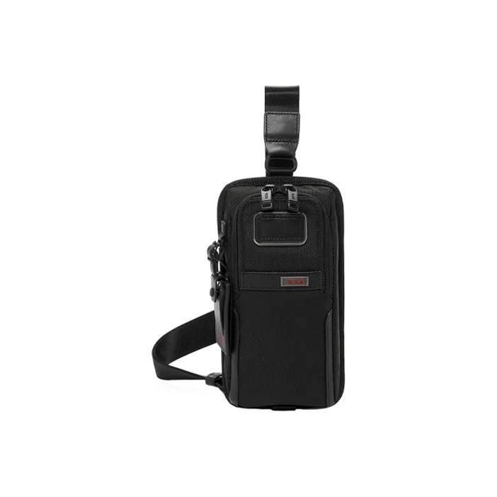 TUMI Alpha 3 Ballistic Nylon Shoulder Bag Men's Black