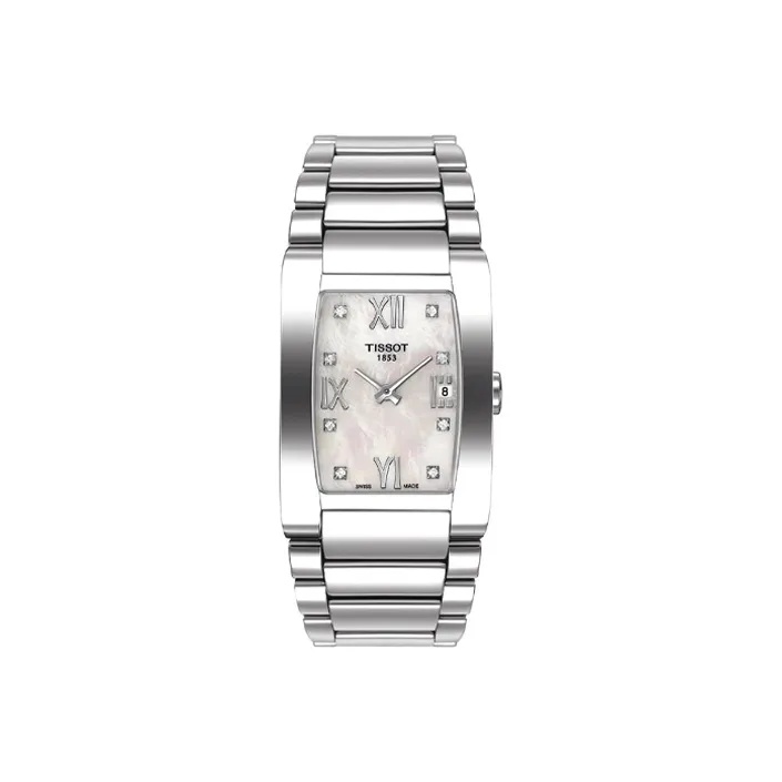 Tissot Quartz Movement Женские T Lady Collection Часы 27,5 мм Белые