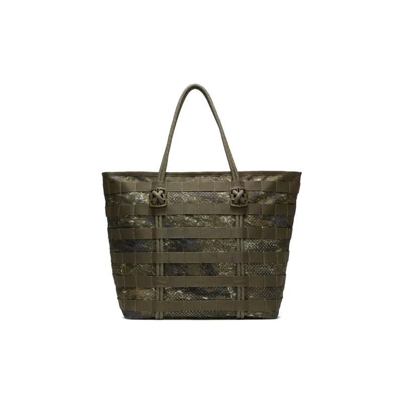 Nike Полиэстер Тоут Сумка Сумка для покупок Стандартная Унисекс Коричневый Зеленый