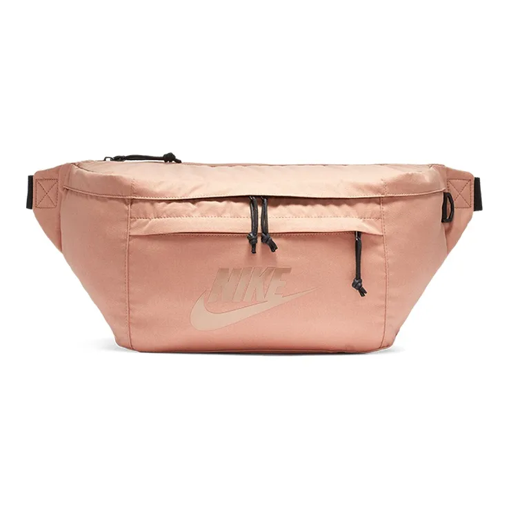 Nike Polyester Gym Bag One Shoulder Crossbody Fanny Pack Unisex Orange Pink