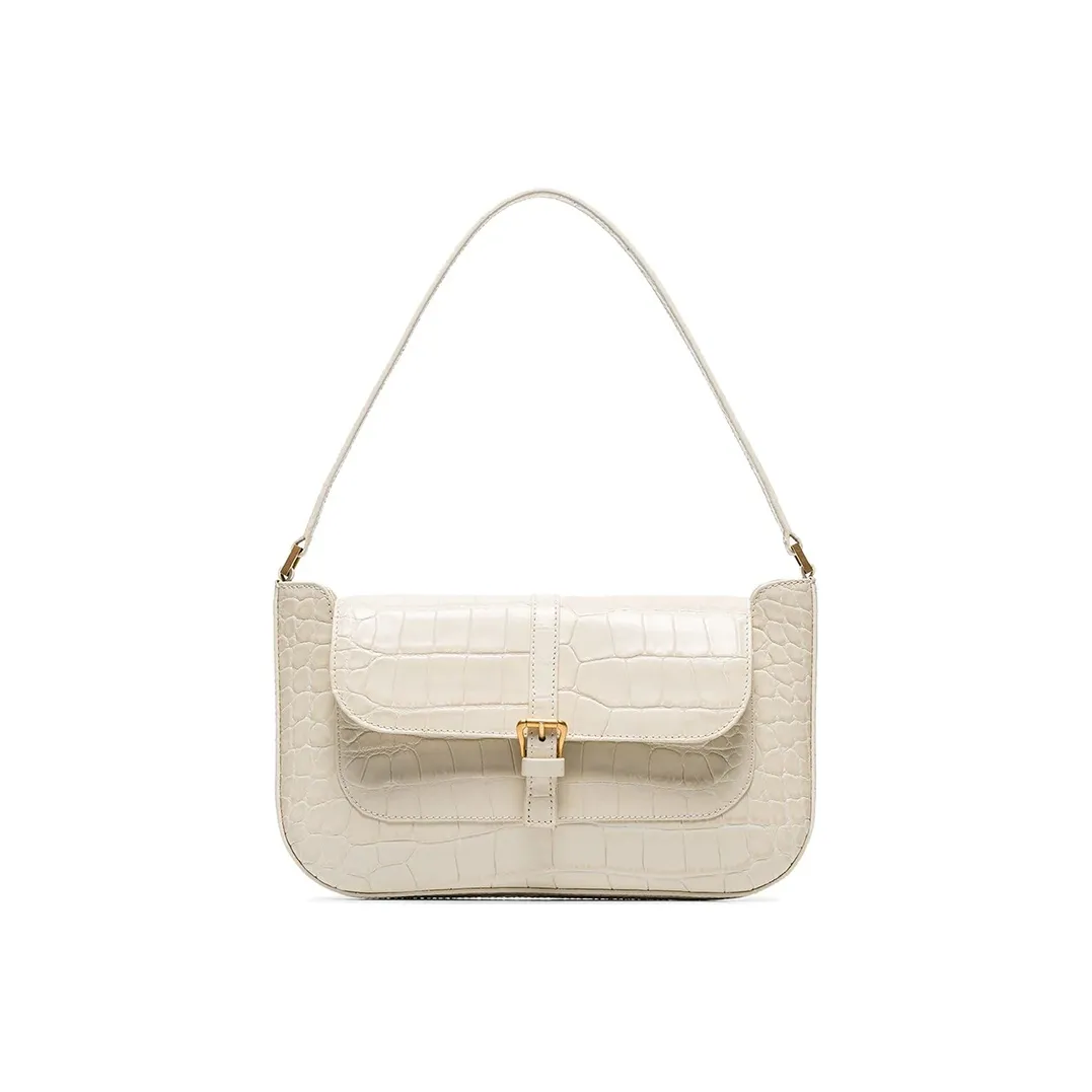 By Far Miranda Embossed Shoulder Bag